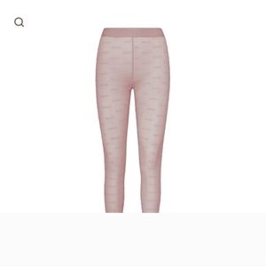 Skims NWT See Through Velvet Leggings, size XL